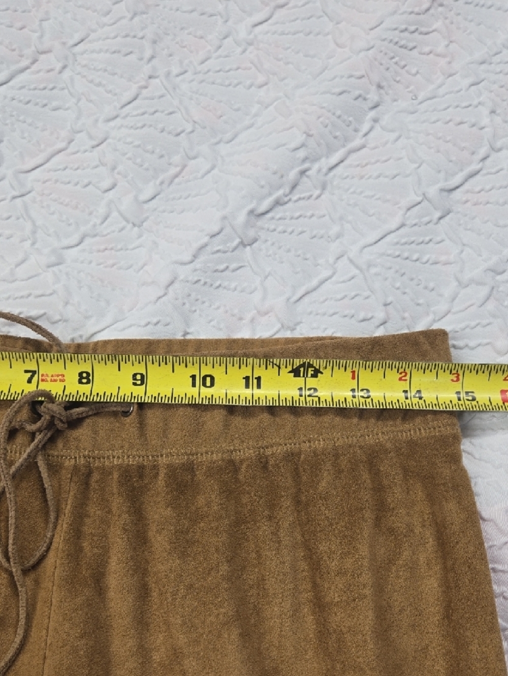 Casual Corner Women's Velour Drawstring Trousers in Camel Brown - Picture 4 of 7